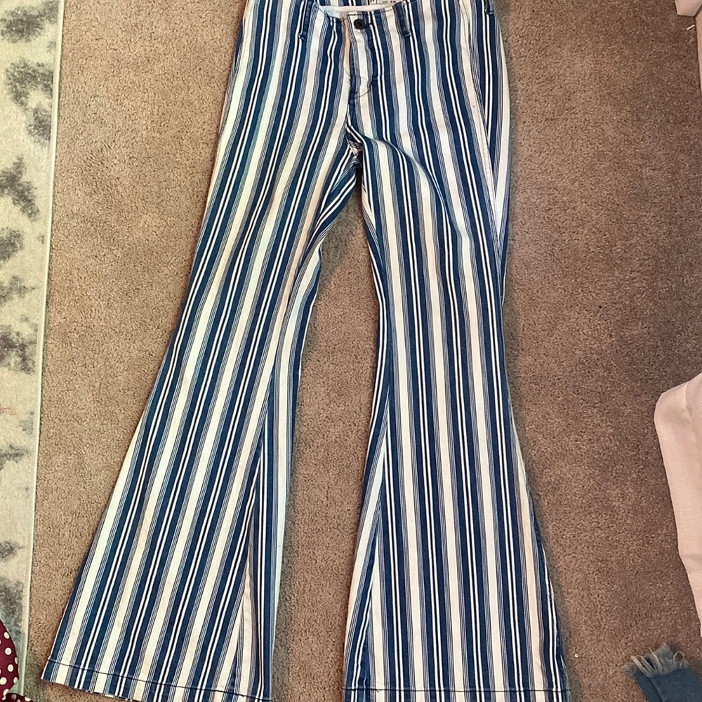 Stripped free people bellbottoms